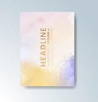 Romantic vibes infused in artistic splash marks. vector