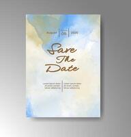 Muted watercolor splashes create graceful ambiance. vector