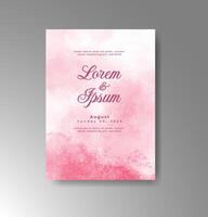 Soft pink and peach splashes frame your story. vector
