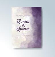 Soft-toned invitation with rich splash texture. vector