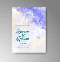 Light meets color in this splash-themed invitation. vector