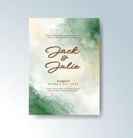 Colorful strokes and splashes frame this elegant card. vector