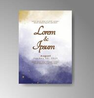 Subtle elegance with vibrant watercolor splash background. vector