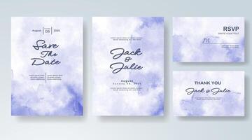 Serene brush pattern on invitation. vector
