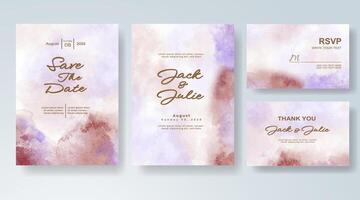 Artistic charm with soft painted invitation. vector