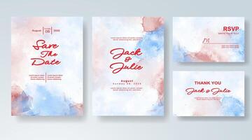 Dreamy strokes on invitation background. vector