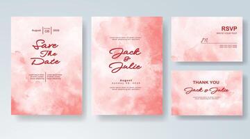 Abstract color composition in invitation. vector