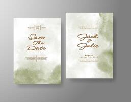 Watercolor wave pattern for soft invitation. vector