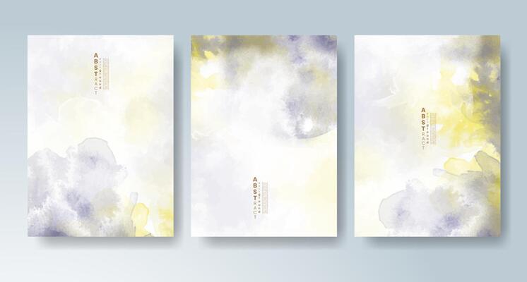 Elegant watercolor mood on every card.