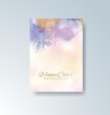 Soft motion watercolor brushes on cards.