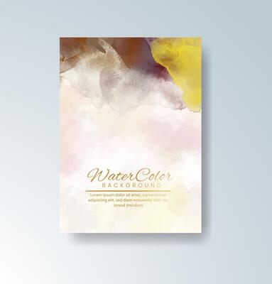 Coastal watercolor background themes.