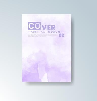 Smooth flowing watercolor lines for cards.