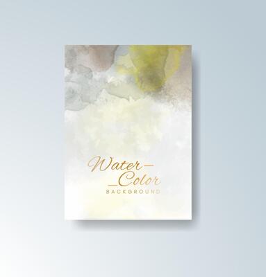 Playful abstract watercolor background for cards.