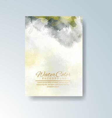 Cards with smooth watercolor waves.