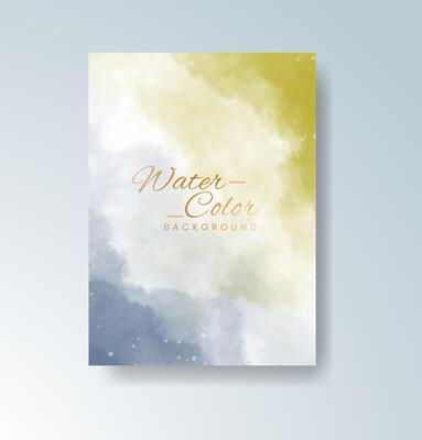 Decorative cards with soft watercolor strokes.