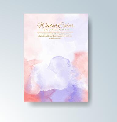 Natural-inspired watercolor design for weddings