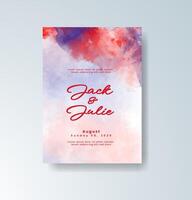 Minimalist custom save the date card vector