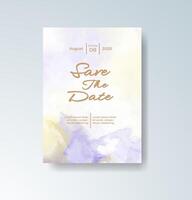Beach custom save the date card vector