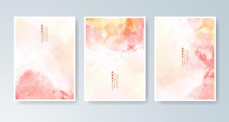 Watercolor swirls and splashes on cards for creative storytelling.