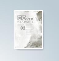 Handcrafted visuals in watercolor for personalized messages. vector