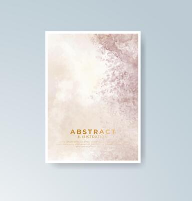Gentle pastel tones in watercolor for modern paper goods.