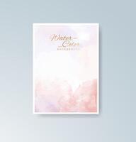 Soft illustrations with watercolor moods for visual charm. vector