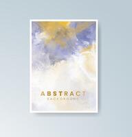 Whimsical design elements with flowing watercolor effects. vector