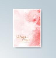 Subtle waves and blends in calm watercolor tones. vector