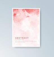 Visual storytelling through watercolor on printed cards. vector