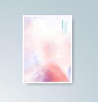 Minimal watercolor patterns with artistic sophistication. vector