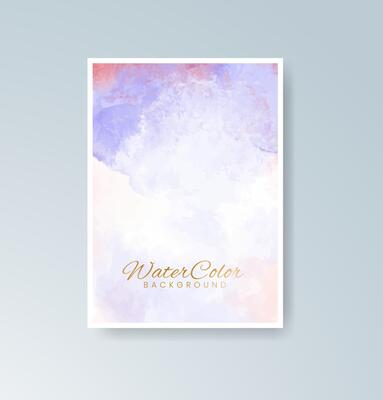 Soothing watercolor layers making your cards memorable.