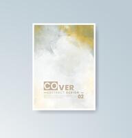 Clean, flowing lines in soft watercolor tones. vector