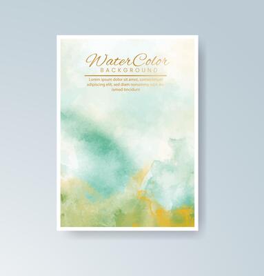 Modern elegance in cards featuring watercolor blends.