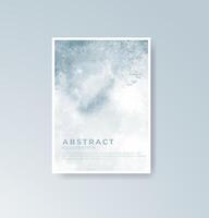 Visual softness and calm presented in watercolor cards. vector