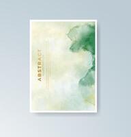 Soft movement and form using watercolor on clean layouts. vector