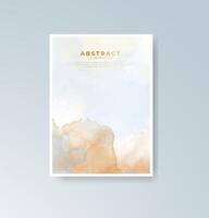 Trend-inspired watercolor patterns perfect for modern events. vector