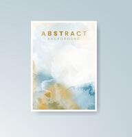 Watercolor layers that tell a visual story on paper. vector