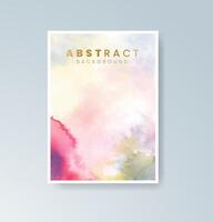 Vibrant watercolor effects balanced with minimal text. vector