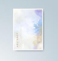 Delicate brush forms making your card design unique. vector