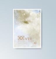 Mood-setting watercolor tones for thoughtful design. vector