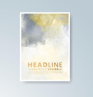 Calming water-based strokes perfect for printed cards