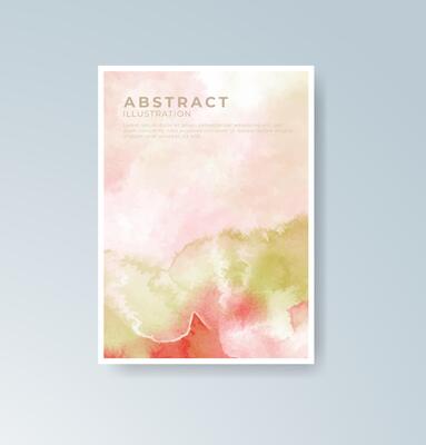 Cards with watercolor depth for a painterly impression