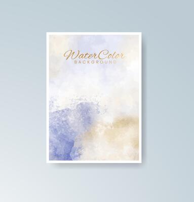 Elegant yet playful watercolor cards for personal use