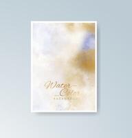 Muted watercolor texture cards with a sophisticated feel. vector