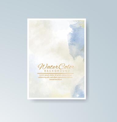Abstract watercolor card designs with vibrant energy