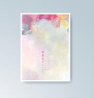 A touch of watercolor sophistication for stylish branding. vector