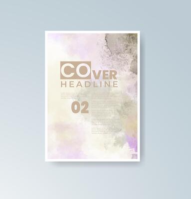 Art-inspired watercolor cards designed for print and web.