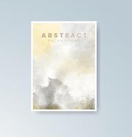 Abstract watercolor forms used creatively on cards. vector