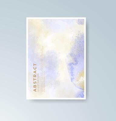 Soft hue watercolor designs for elegant invitations.