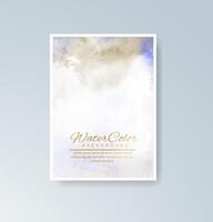 Clean watercolor card backgrounds for classy projects. vector